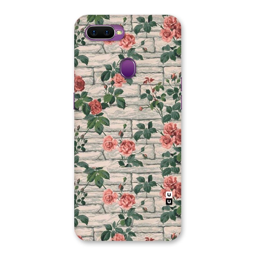 Floral Wall Design Back Case for Oppo F9