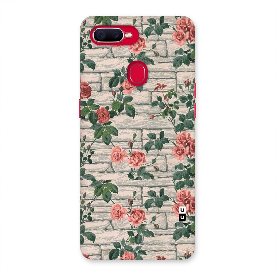 Floral Wall Design Back Case for Oppo F9 Pro