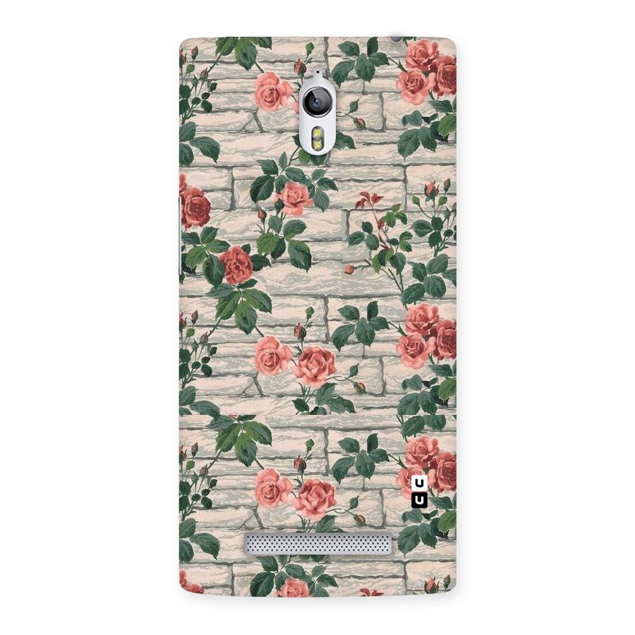 Floral Wall Design Back Case for Oppo Find 7