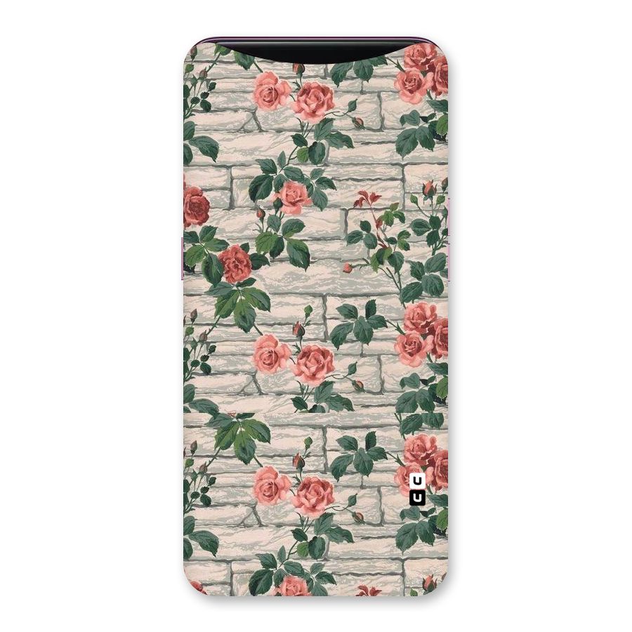 Floral Wall Design Back Case for Oppo Find X