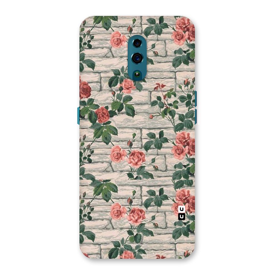 Floral Wall Design Back Case for Oppo Reno