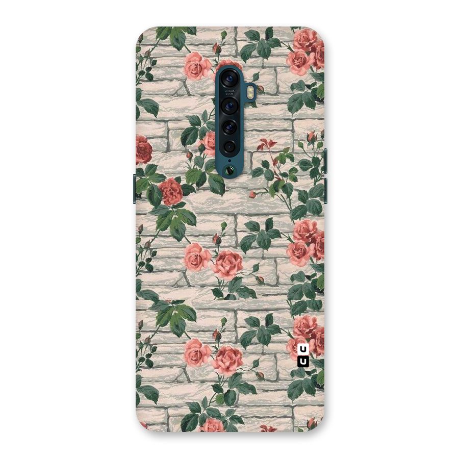 Floral Wall Design Back Case for Oppo Reno2