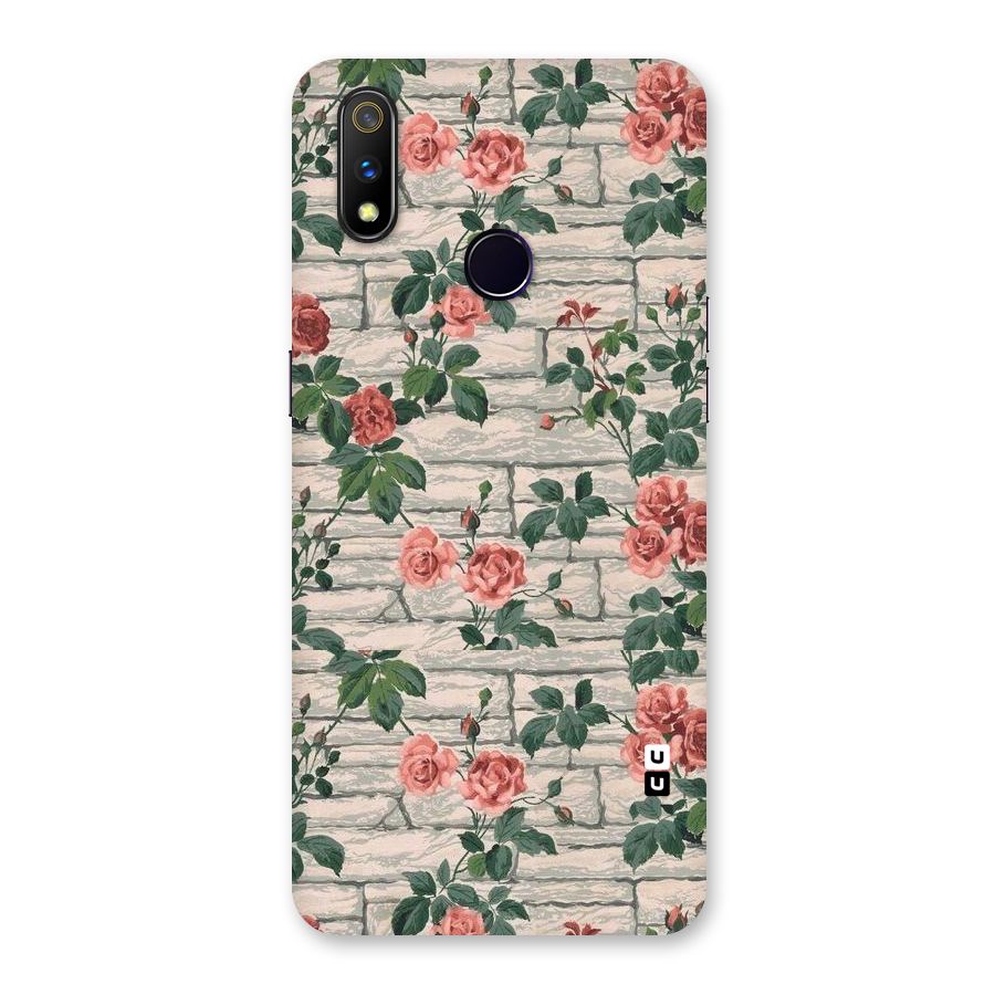 Floral Wall Design Back Case for Realme 3 Pro