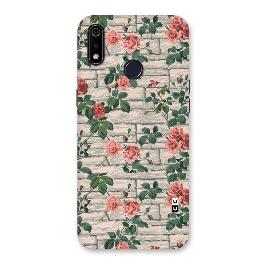 Floral Wall Design Back Case for Realme 3i