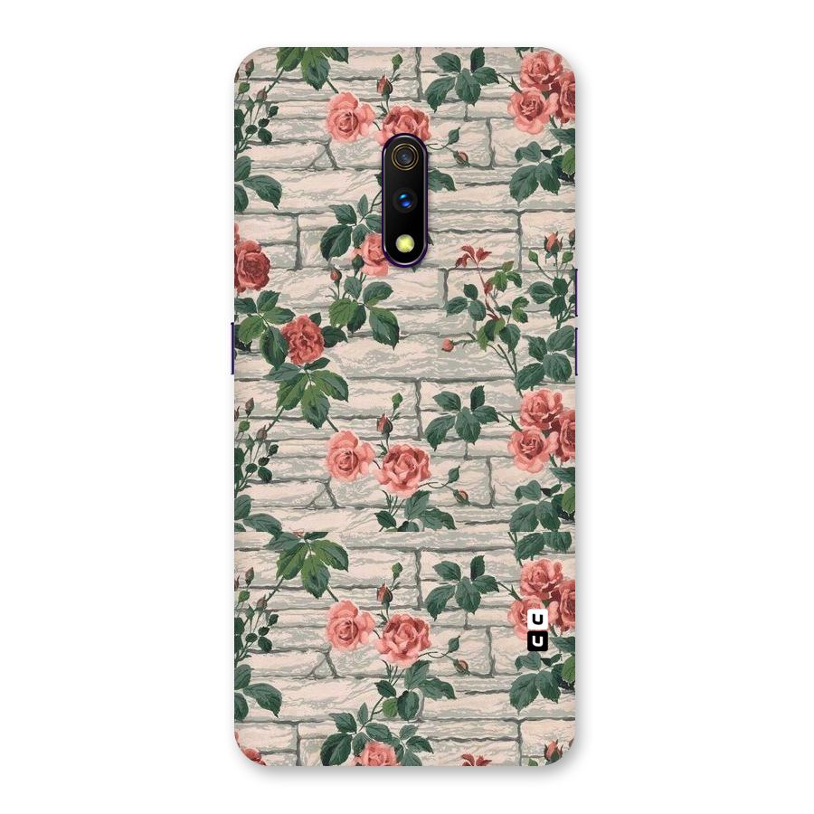 Floral Wall Design Back Case for Realme X