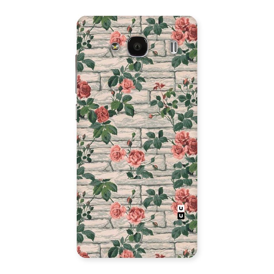 Floral Wall Design Back Case for Redmi 2