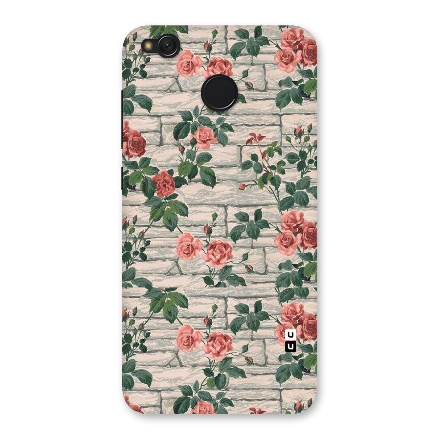 Floral Wall Design Back Case for Redmi 4