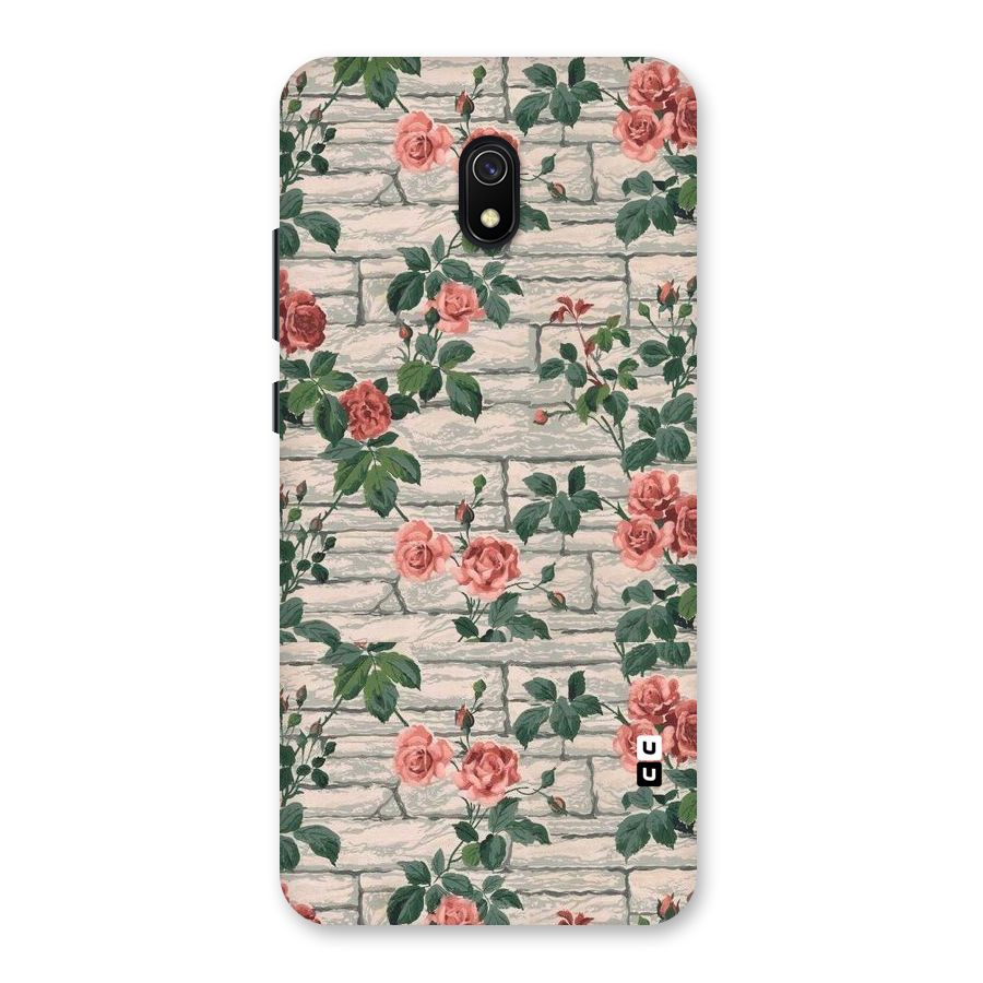 Floral Wall Design Back Case for Redmi 8A