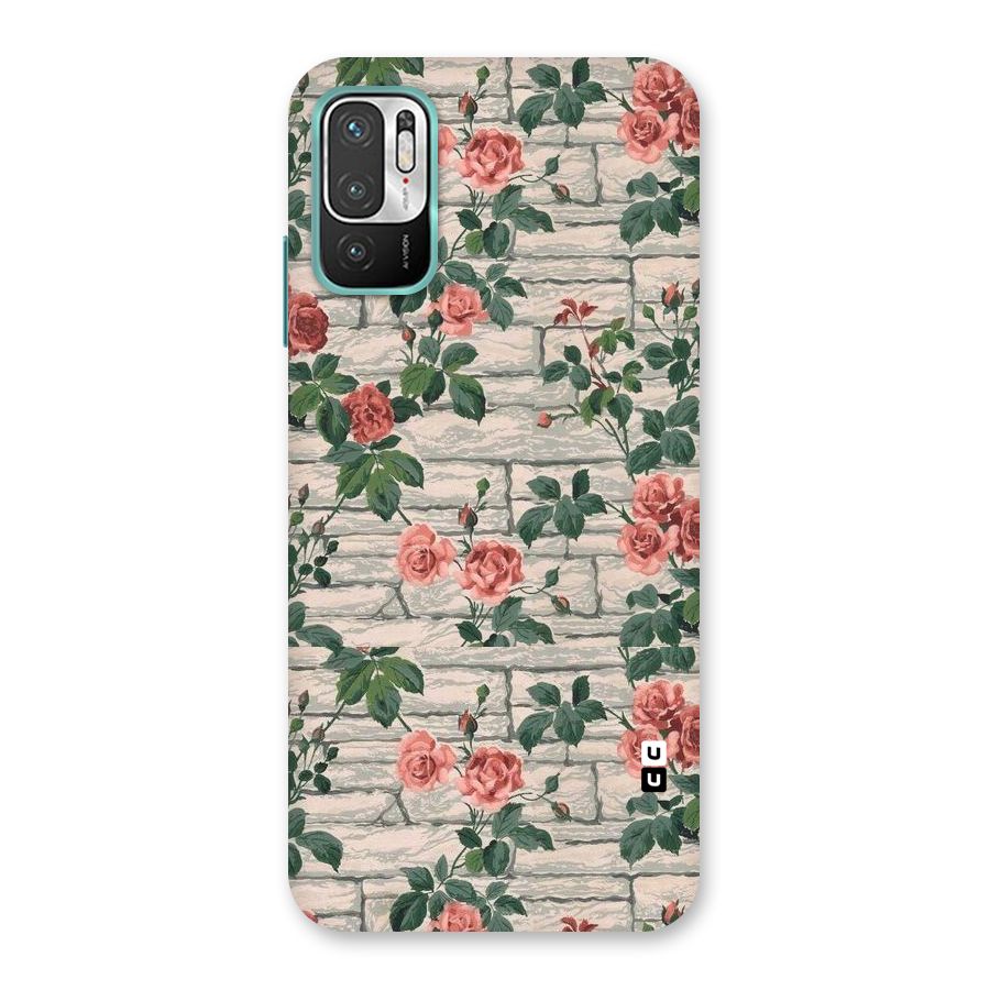 Floral Wall Design Back Case for Redmi Note 10T 5G