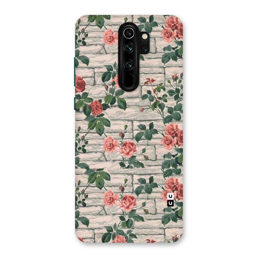 Floral Wall Design Back Case for Redmi Note 8 Pro