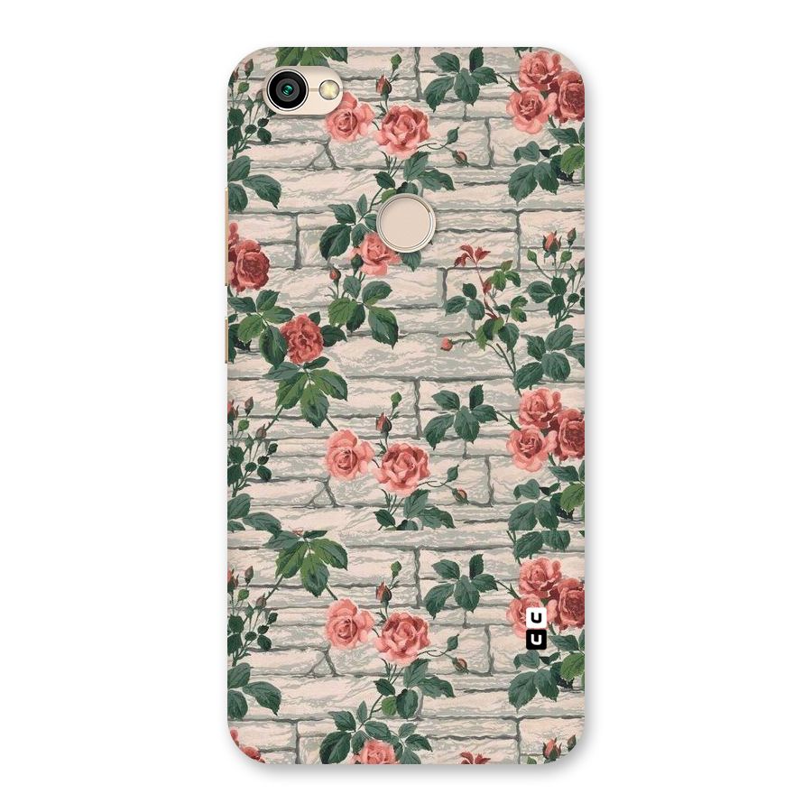 Floral Wall Design Back Case for Redmi Y1 2017