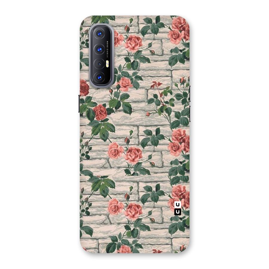 Floral Wall Design Back Case for Reno3 Pro