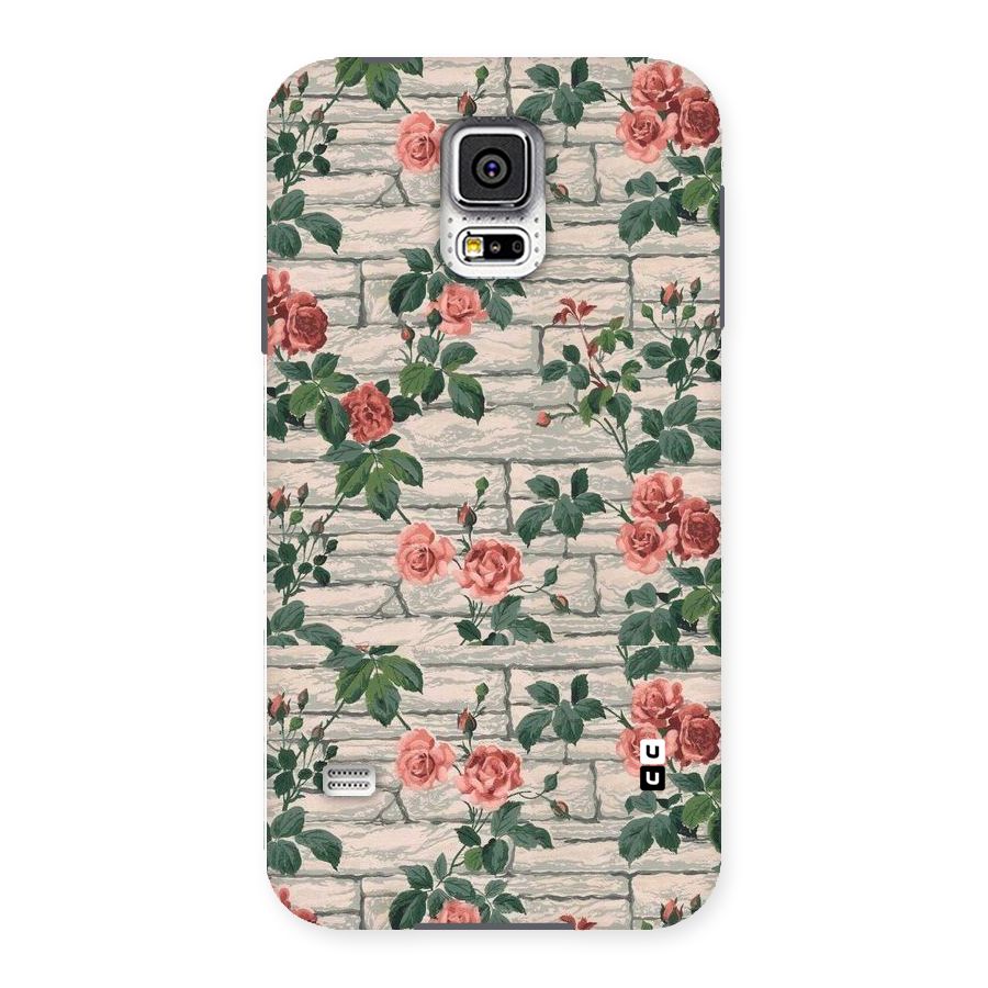 Floral Wall Design Back Case for Samsung Galaxy S5