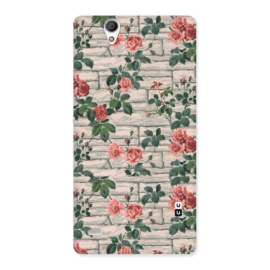 Floral Wall Design Back Case for Sony Xperia C4