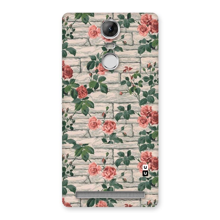 Floral Wall Design Back Case for Vibe K5 Note