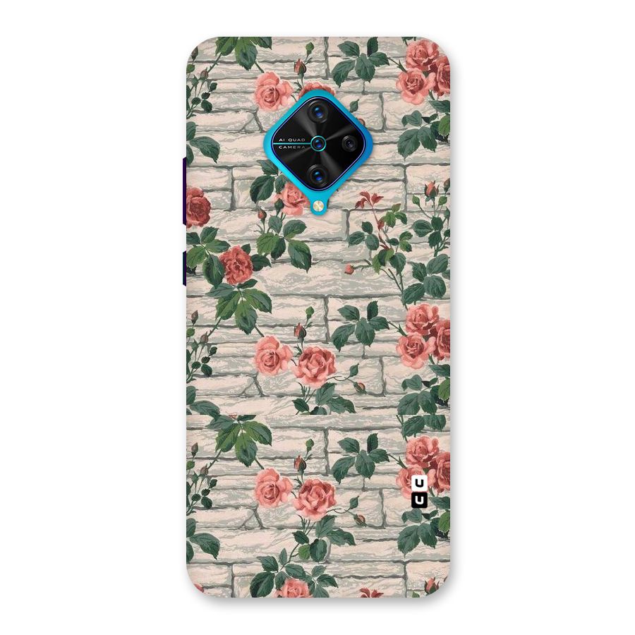 Floral Wall Design Back Case for Vivo S1 Pro