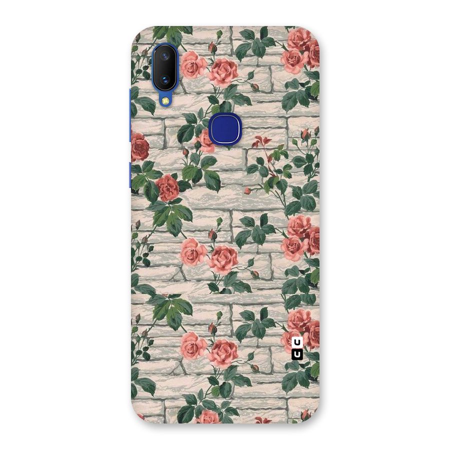 Floral Wall Design Back Case for Vivo V11