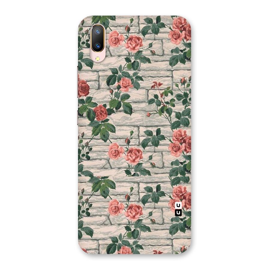 Floral Wall Design Back Case for Vivo V11 Pro