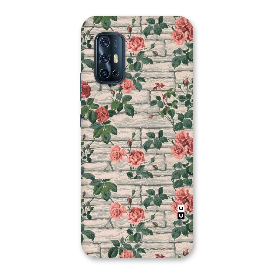 Floral Wall Design Back Case for Vivo V17
