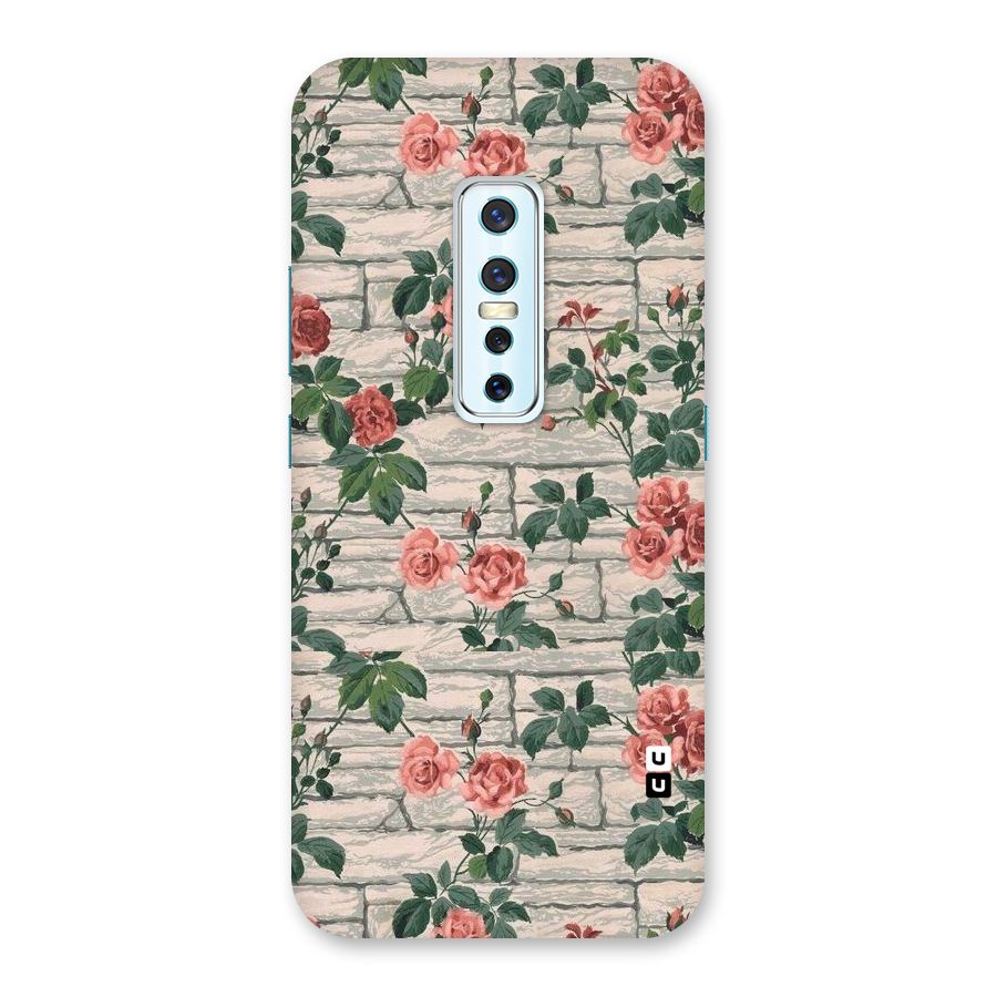 Floral Wall Design Back Case for Vivo V17 Pro