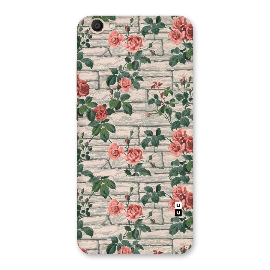 Floral Wall Design Back Case for Vivo V5