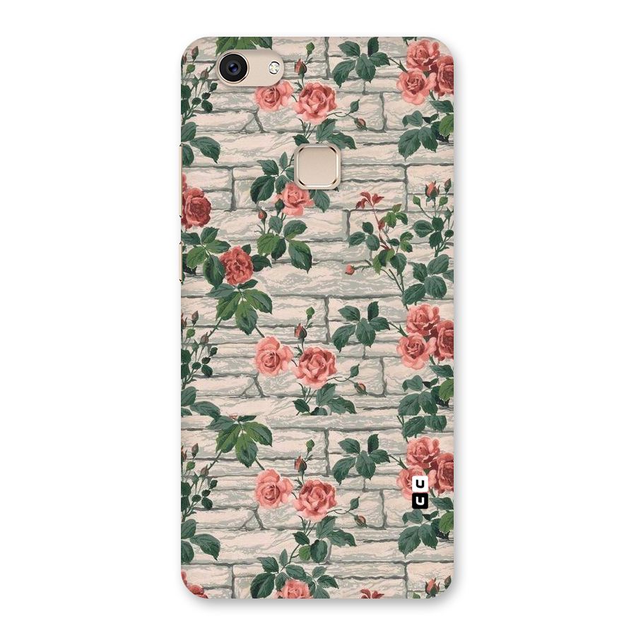 Floral Wall Design Back Case for Vivo V7