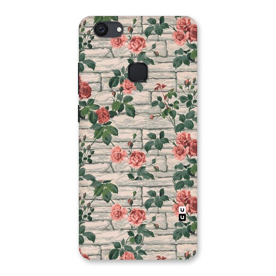 Floral Wall Design Back Case for Vivo V7 Plus