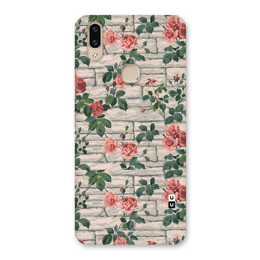 Floral Wall Design Back Case for Vivo V9 Youth