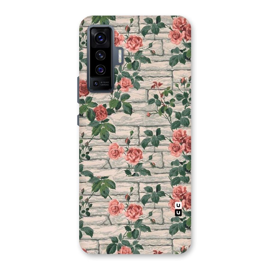 Floral Wall Design Back Case for Vivo X50