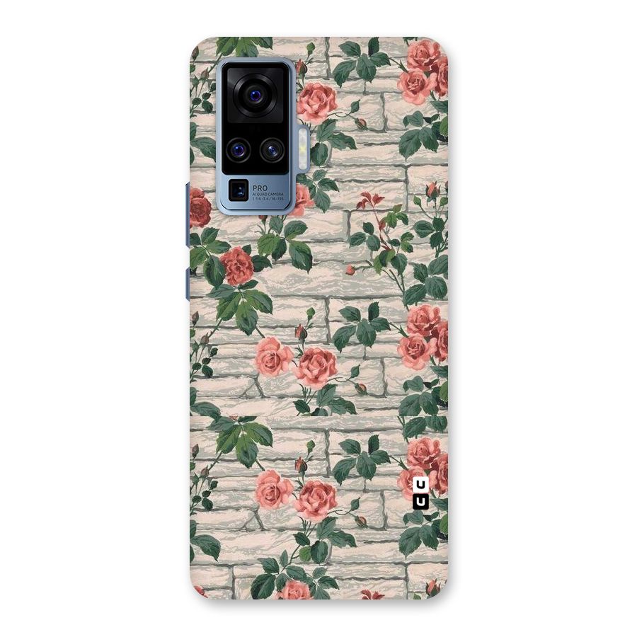 Floral Wall Design Back Case for Vivo X50 Pro
