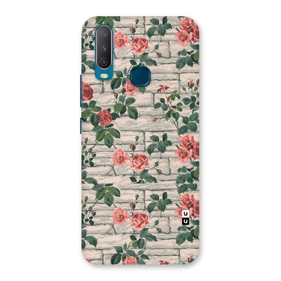 Floral Wall Design Back Case for Vivo Y17