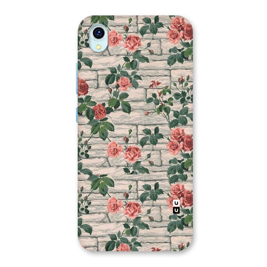 Floral Wall Design Back Case for Vivo Y1s