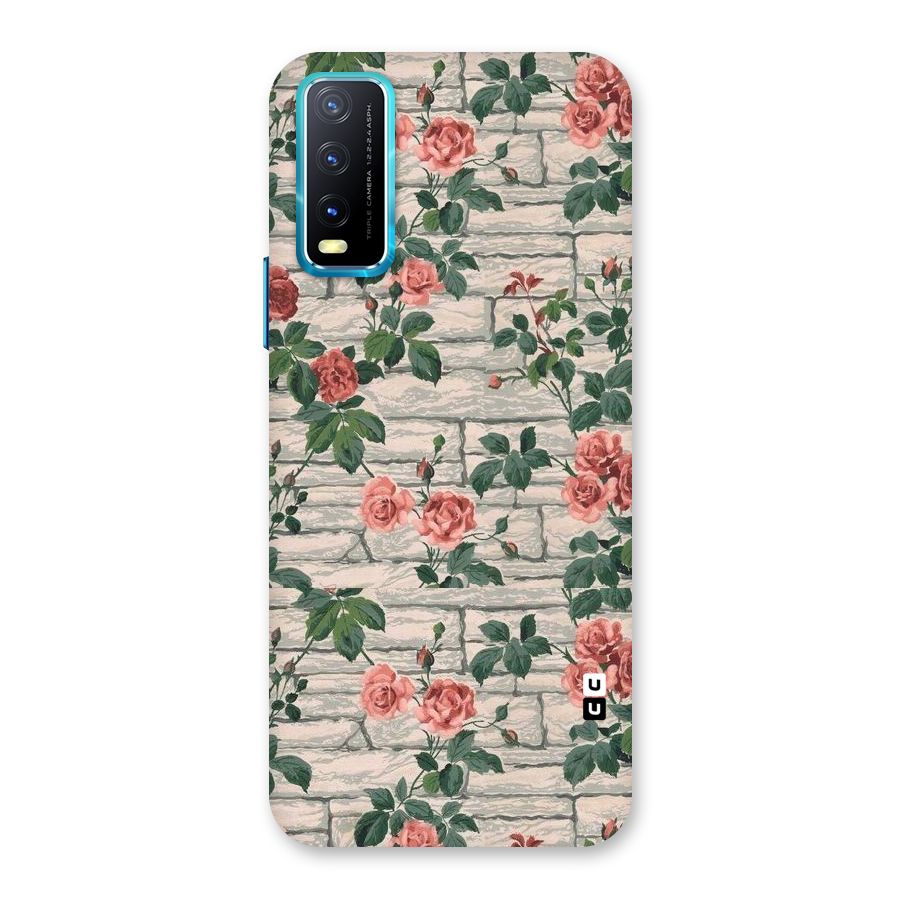 Floral Wall Design Back Case for Vivo Y20
