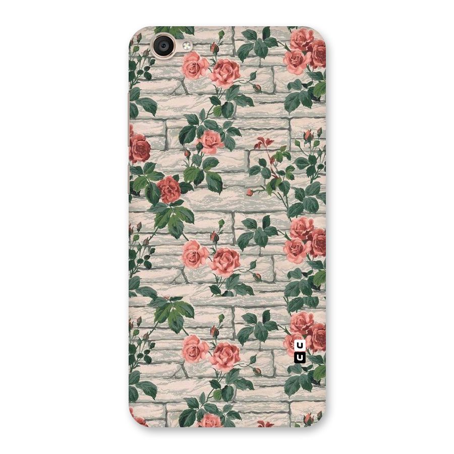 Floral Wall Design Back Case for Vivo Y55s