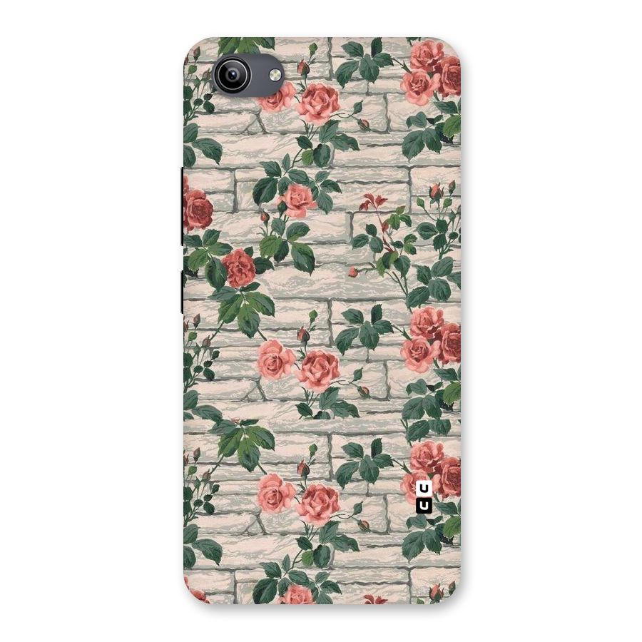 Floral Wall Design Back Case for Vivo Y81i