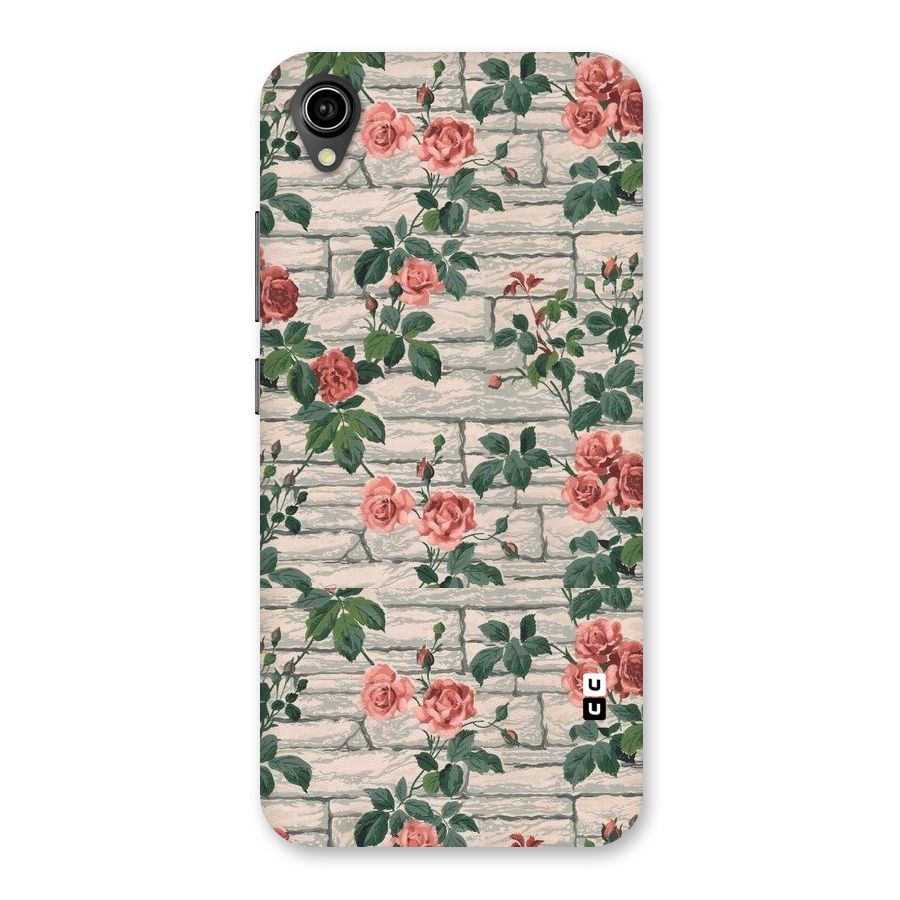 Floral Wall Design Back Case for Vivo Y90