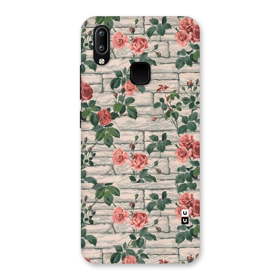 Floral Wall Design Back Case for Vivo Y93