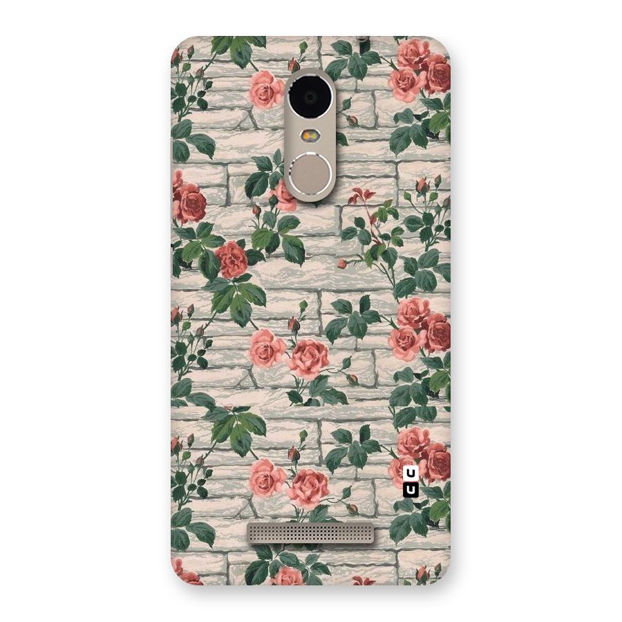 Floral Wall Design Back Case for Xiaomi Redmi Note 3