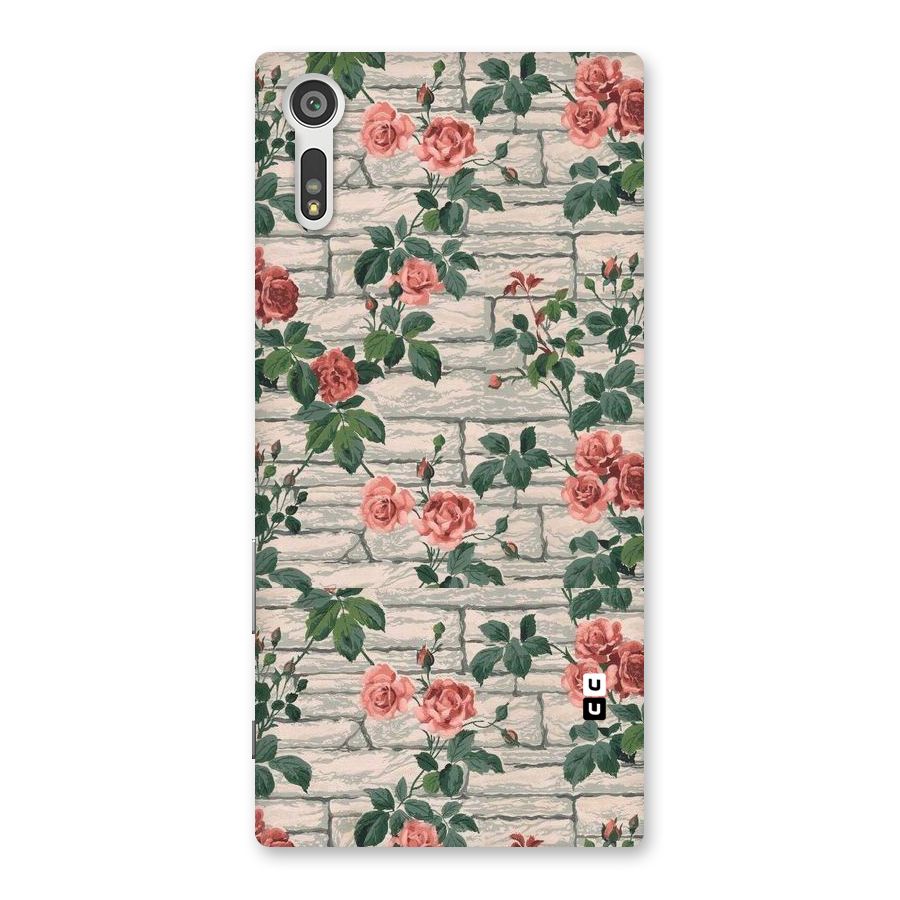 Floral Wall Design Back Case for Xperia XZ
