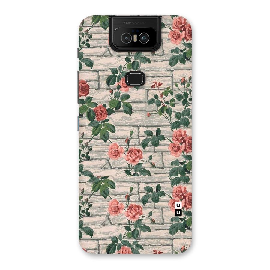 Floral Wall Design Back Case for Zenfone 6z
