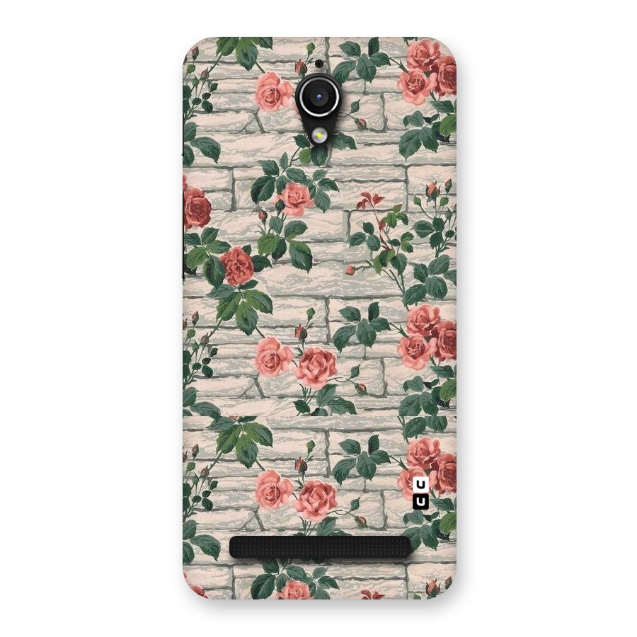 Floral Wall Design Back Case for Zenfone Go