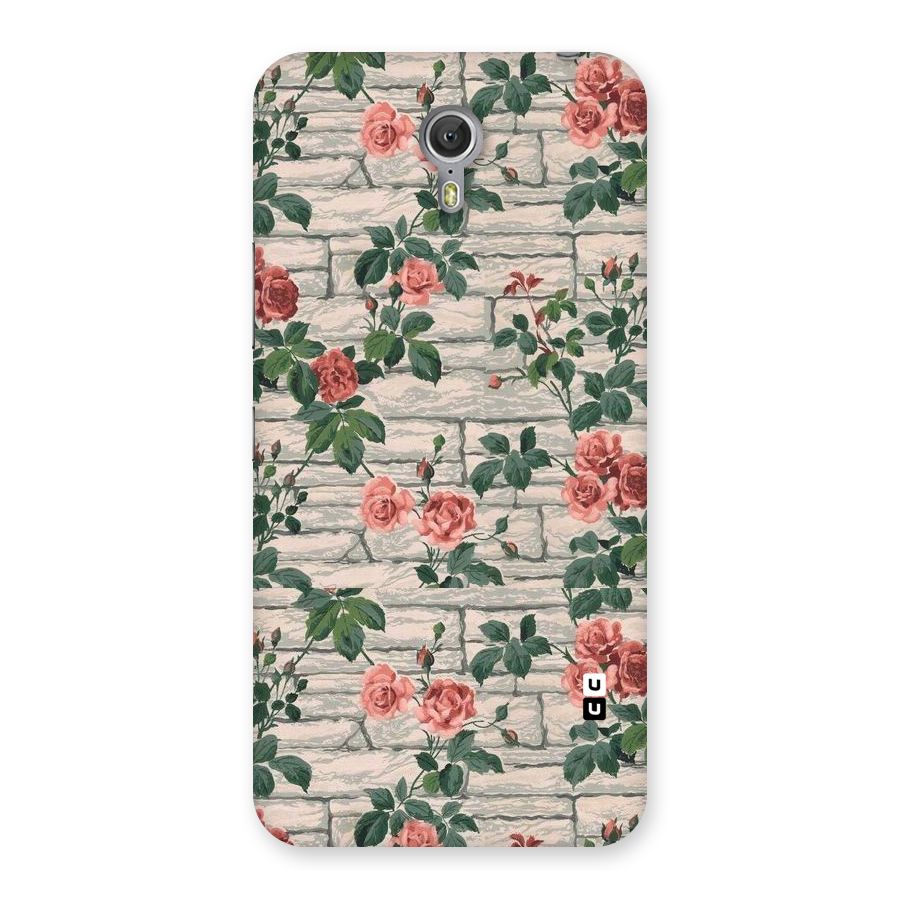 Floral Wall Design Back Case for Zuk Z1