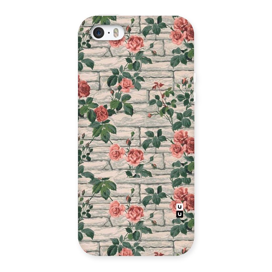 Floral Wall Design Back Case for iPhone SE