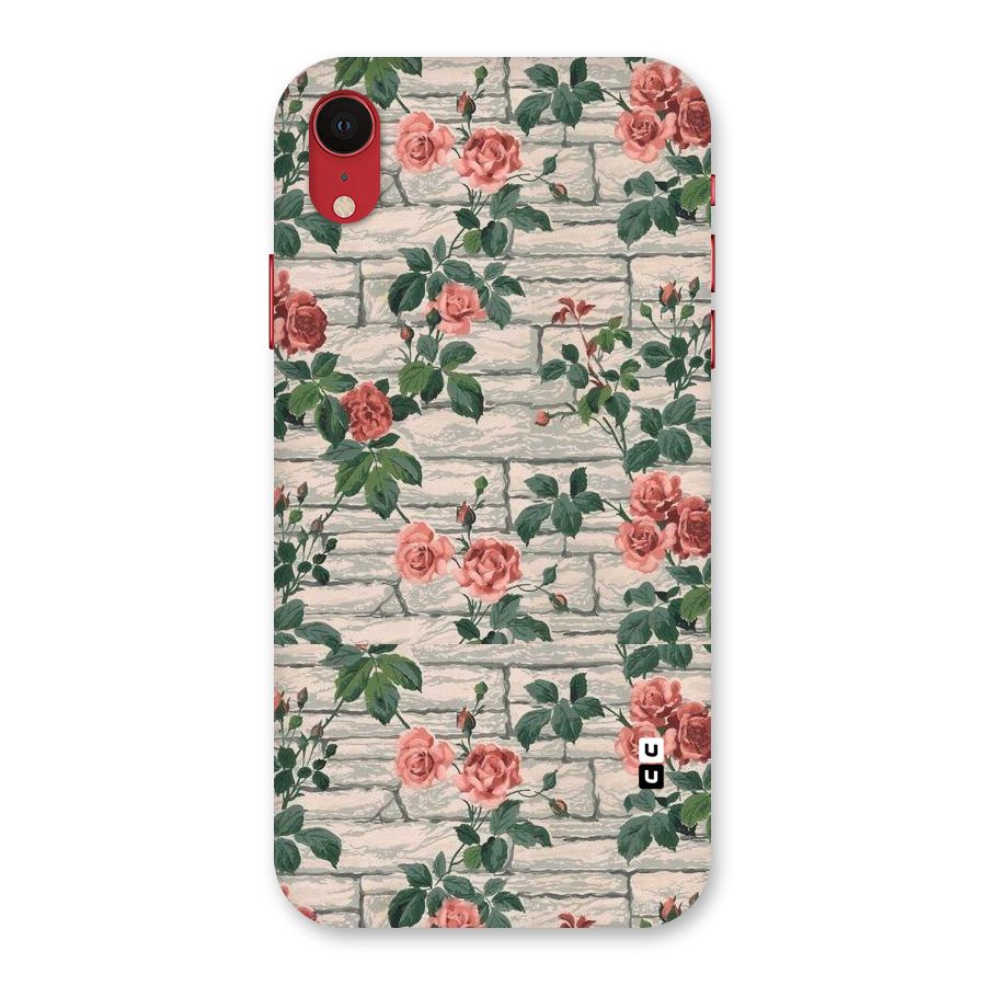 Floral Wall Design Back Case for iPhone XR
