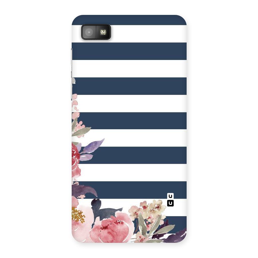Floral Water Art Back Case for Blackberry Z10