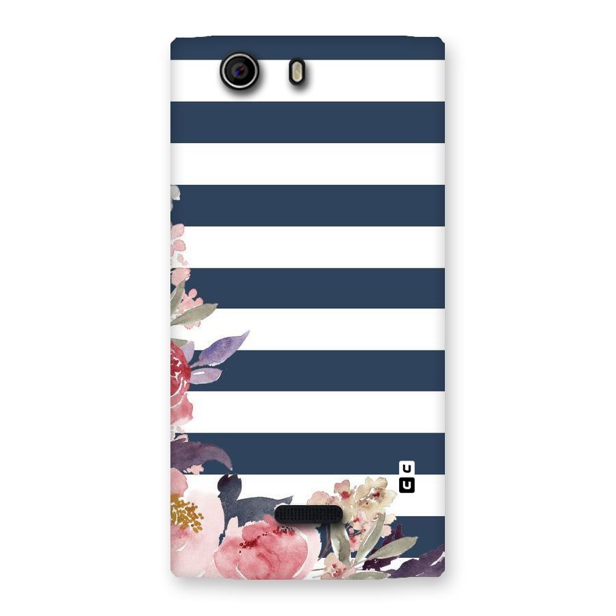 Floral Water Art Back Case for Canvas Nitro 2 E311