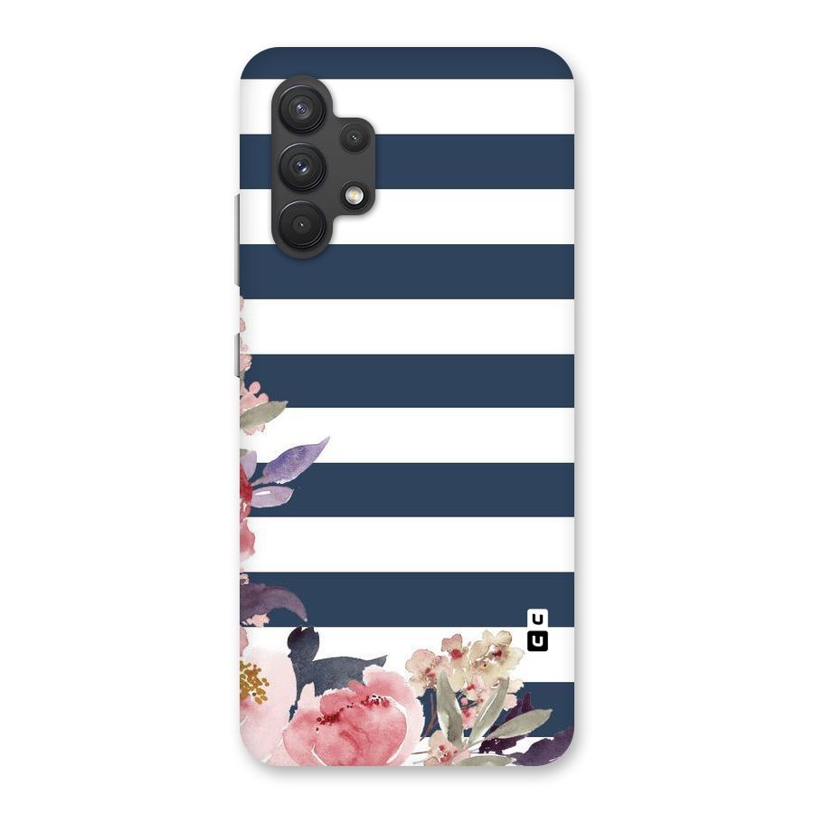 Floral Water Art Back Case for Galaxy A32