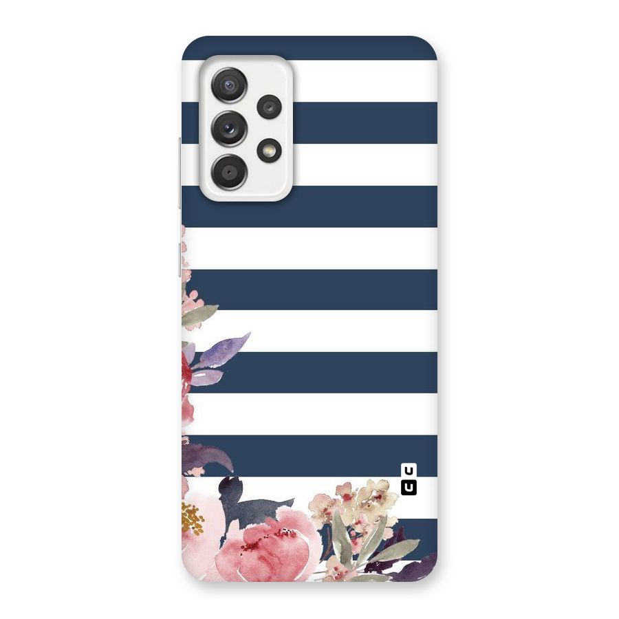 Floral Water Art Back Case for Galaxy A52