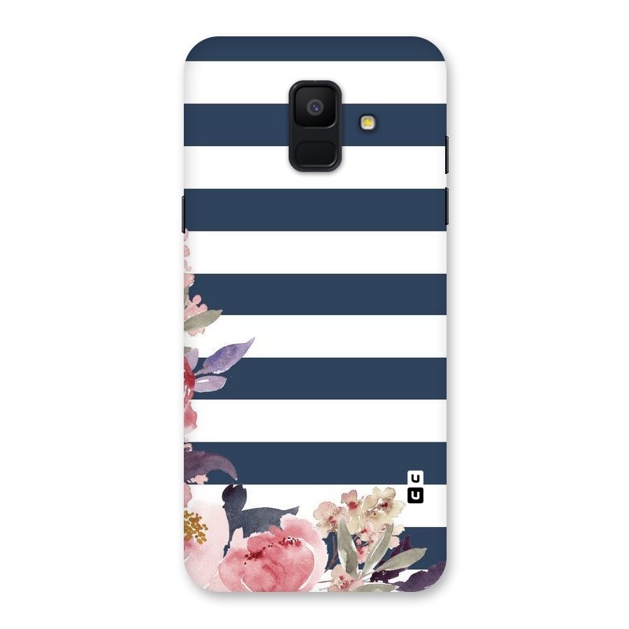 Floral Water Art Back Case for Galaxy A6 (2018)