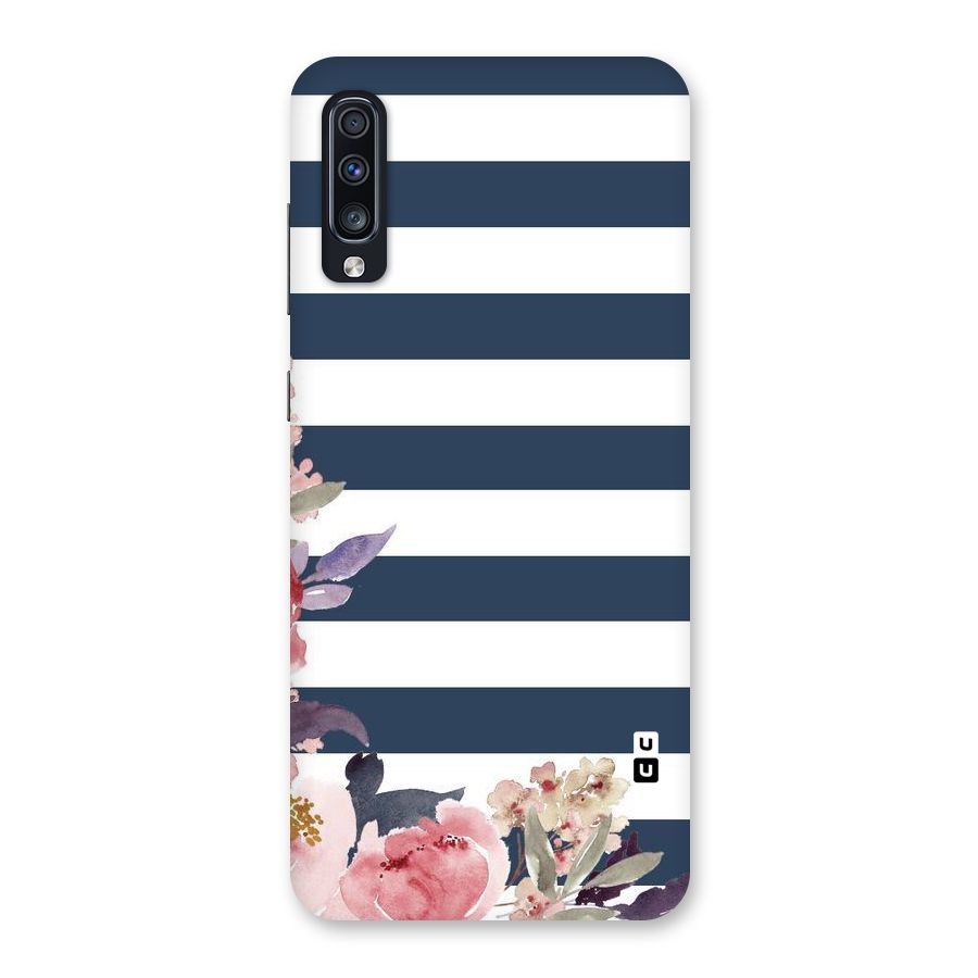 Floral Water Art Back Case for Galaxy A70